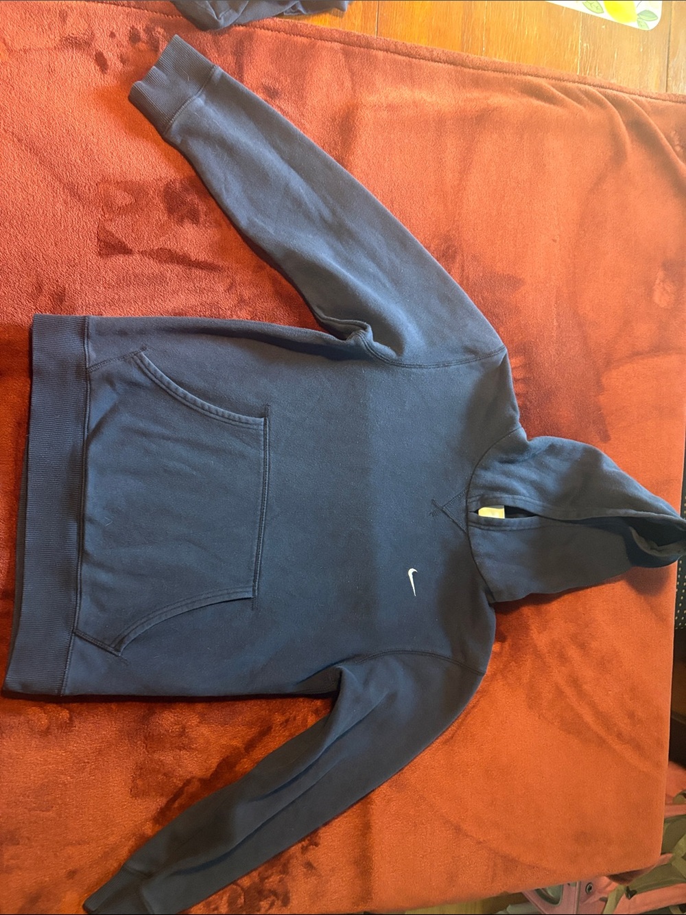Nike Navy Hoodie with White Swoosh
